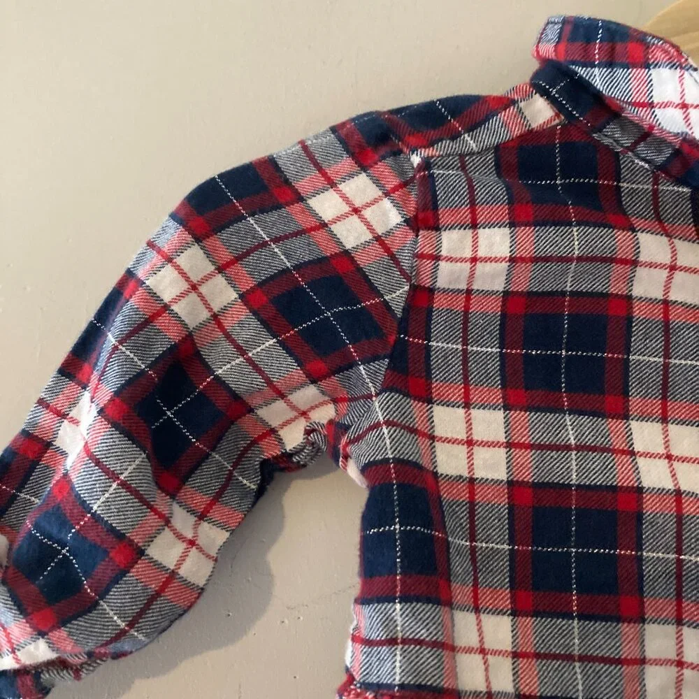 $19 ADD ON H&M plaid flannel‎ dress Janie and Jack Zara Baby Gap Mini Boden